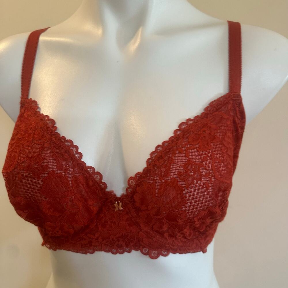 Savage x Fenty Lace Demi Spacer Bra sz 32DDD - Picture 2 of 7